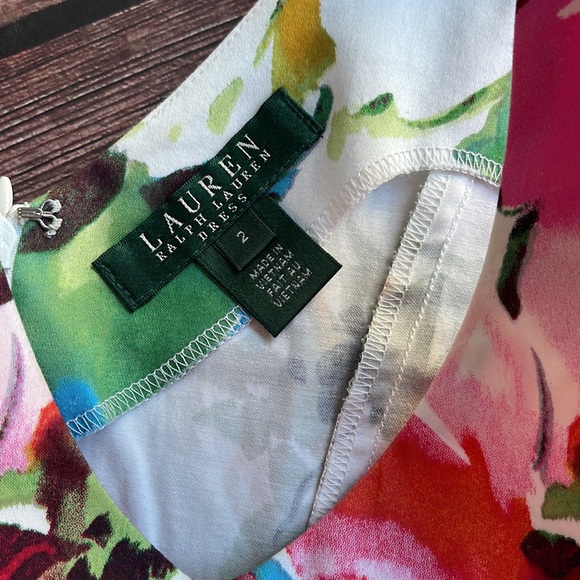 LAUREN BY RALPH LAUREN | Floral fit and flare dress - Picture 9 of 11